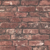 2922-21258 Debs Red Exposed Brick Wallpaper