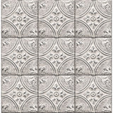 2922-23763 Cornelius White Tin Ceiling Tile Wallpaper