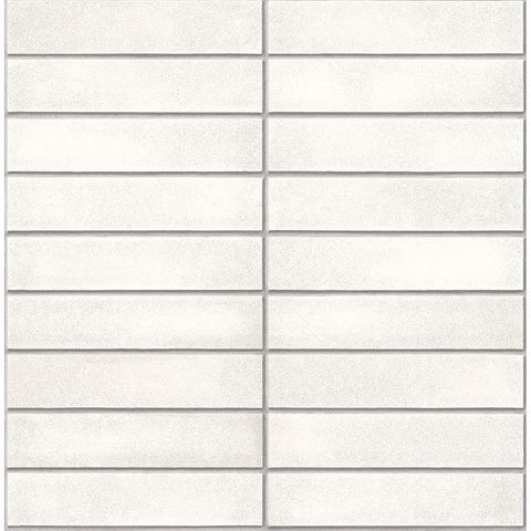 2922-24026 Midcentury White Modern Bricks Wallpaper
