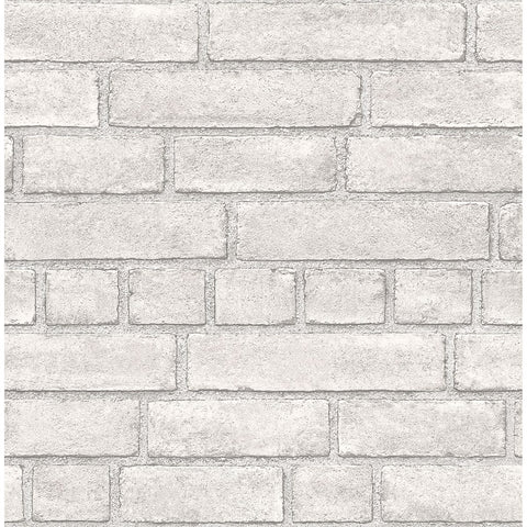 2922-24051 Façade Off-White Brick Wallpaper