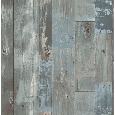 2922-24053 Deena Grey Weathered Wood Wallpaper