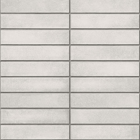 2922-25374 Midcentury Light Grey Modern Bricks Wallpaper