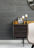 2923-80085 Shandong Slate Grasscloth Wallpaper