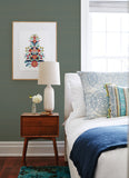  2923-86102 Mai Teal Grasscloth Wallpaper