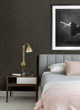  2923-86141 Jia Charcoal Paper Weave Wallpaper