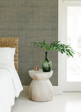 2923-88017 Cheng Light Grey Woven Grasscloth Wallpaper 