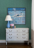 2923-88026 Genji Teal Woven Wallpaper