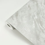2927-00106 Titania Silver Marble Texture Wallpaper