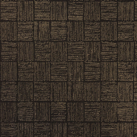 2927-10501 Glint Black Distressed Geometric Wallpaper
