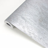 2927-20301 Luster Silver Distressed Texture Wallpaper