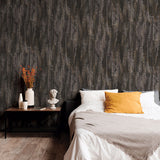 2927-20906 Meteor Silver Distressed Texture Wallpaper