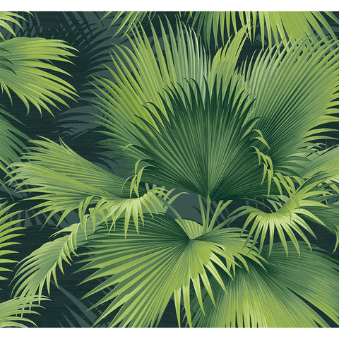 2927-40104 Summer Palm Dark Green Tropical Wallpaper