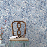2927-80402 Beaufort Light Blue Peony Chinoiserie Wallpaper