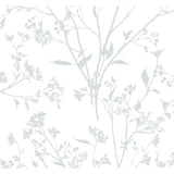 2927-80708 Southport Light Grey Delicate Branches Wallpaper