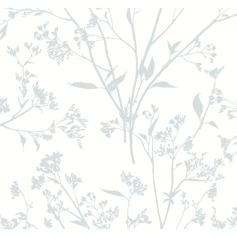 2927-80708 Southport Light Grey Delicate Branches Wallpaper