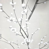 2927-81805 Taupe beige gray white watercolor cherry blossom branches Chinoiserie wallpaper
