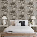 2927-81908 Summer Palm Platinum Tropical Wallpaper