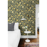 2932-65113 Bodri Green Tulip Garden Wallpaper