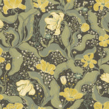 2932-65113 Bodri Green Tulip Garden Wallpaper