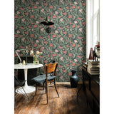 2932-65116 Bodri Turquoise Tulip Garden Wallpaper