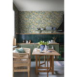 2932-65118 Bodri Yellow Tulip Garden Wallpaper