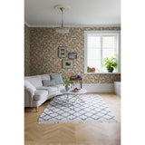 2932-65119 Bodri Dark Green Tulip Garden Wallpaper