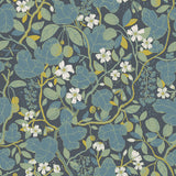 2932-65122 Ewald Blue Garden Vines Wallpaper