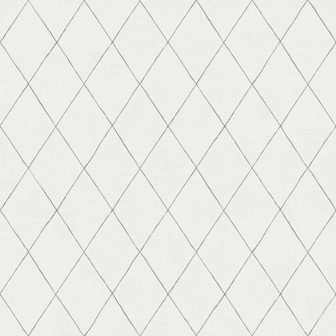 2948-27001 Rhombus Grey Geometric Wallpaper