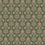 2948-28009 Aya Green Floral Wallpaper