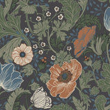 2948-33003 Anemone Multicolor Floral Wallpaper