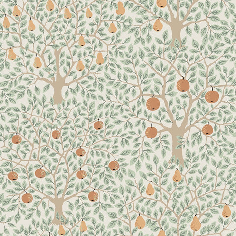 2948-33011 Pomona Multicolor Fruit Tree Wallpaper