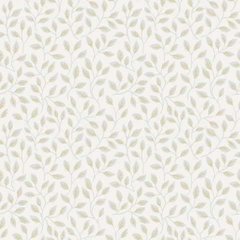 2948-33015 Posey White Vines Wallpaper