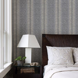 2949-60100 Pezula Taupe Texture Stripe Wallpaper