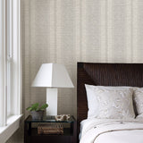 2949-60106 Pezula Bone Texture Stripe Wallpaper