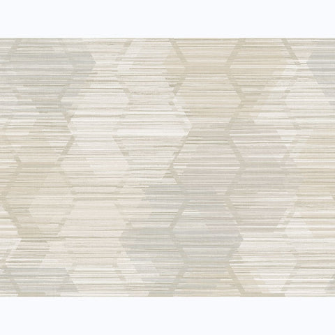 2949-60507 Jabari Beige Geometric Faux Grasscloth Wallpaper