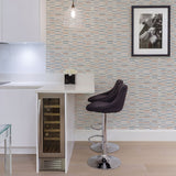 2949-60805 Fresnaye Light Blue Linen Stripe Wallpaper