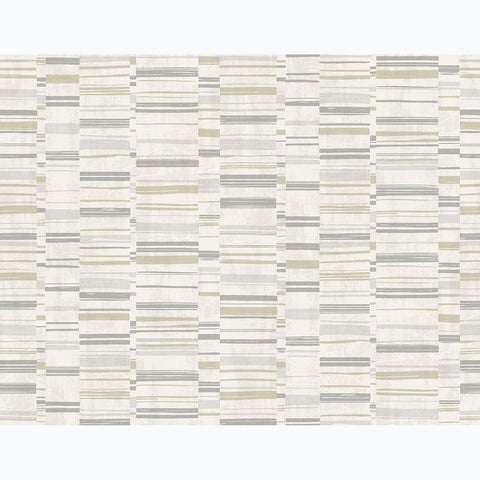 2949-60817 Fresnaye Grey Linen Stripe Wallpaper