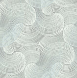 2964-25909 Karson Teal Swirling Geometric Wallpaper
