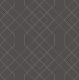 2964-25912 Ballard Grey Geometric Wallpaper