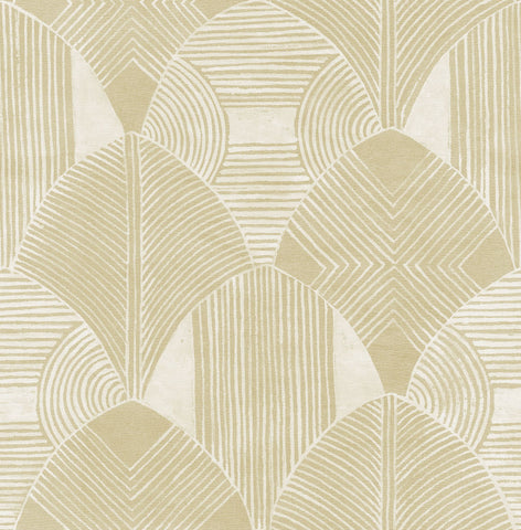 2964-25927 Westport Coffee Geometric Wallpaper