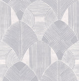 2964-25929 Westport Pewter Geometric Wallpaper
