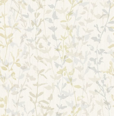 2964-25933 Thea Light Grey Floral Trail Wallpaper