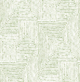 2964-25954 Merritt Green Geometric Wallpaper