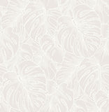 2964-87340 Balboa White Botanical Wallpaper- Scott Living
