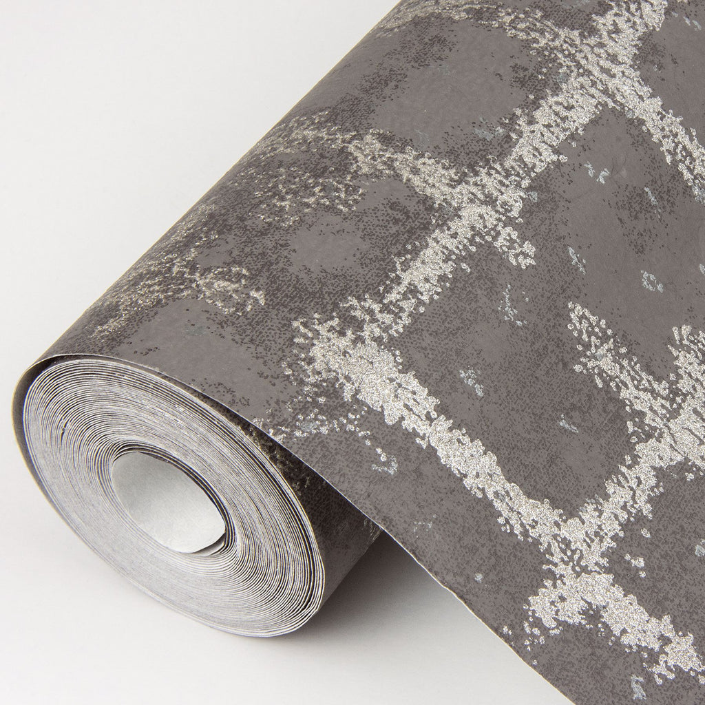 2964-87349 Shea Charcoal Distressed Geometric Wallpaper – wallcoveringsmart