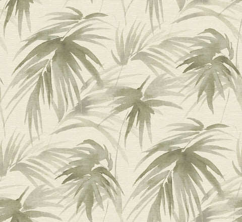2964-87412 Darlana Sage Grasscloth Wallpaper