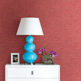 2969-24117 Exhale Coral Woven Texture Wallpaper