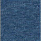 2969-24120 Exhale Dark Blue Woven Texture Wallpaper