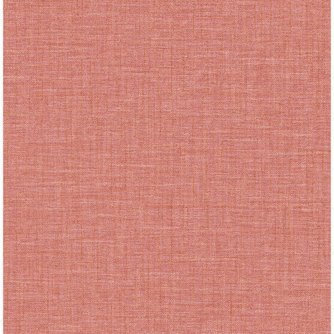 2969-25872 Jocelyn Red Faux Fabric Wallpaper