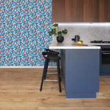 2969-26024 Loretto Blue Citrus Wallpaper